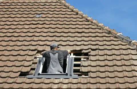 Pose de velux - Mésanger